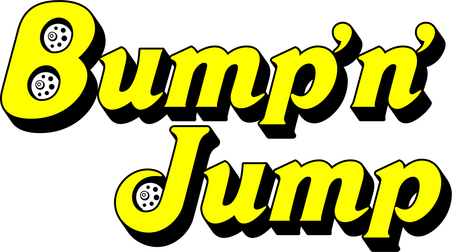 Bump 'n' Jump logo for NES